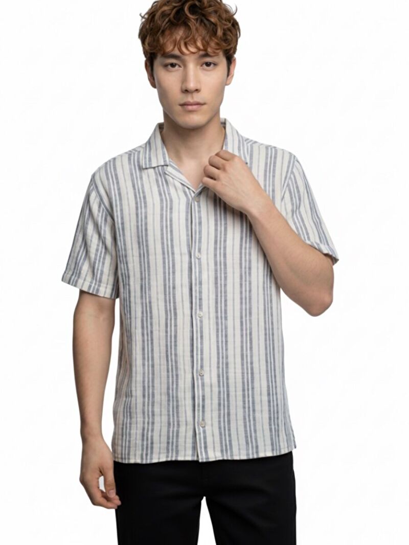 Relax Fit Erkek Gömlek K.kol