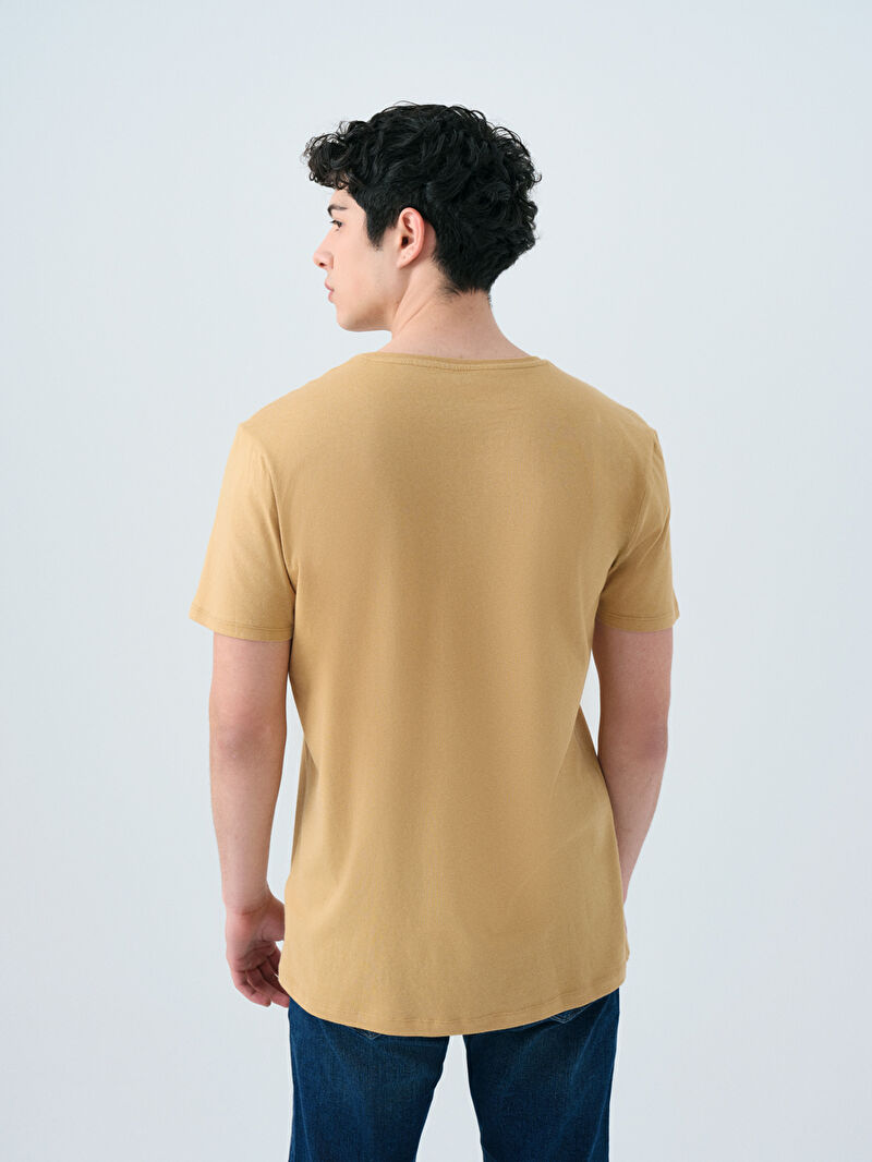 Slim Fit Erkek Tshirt K.kol