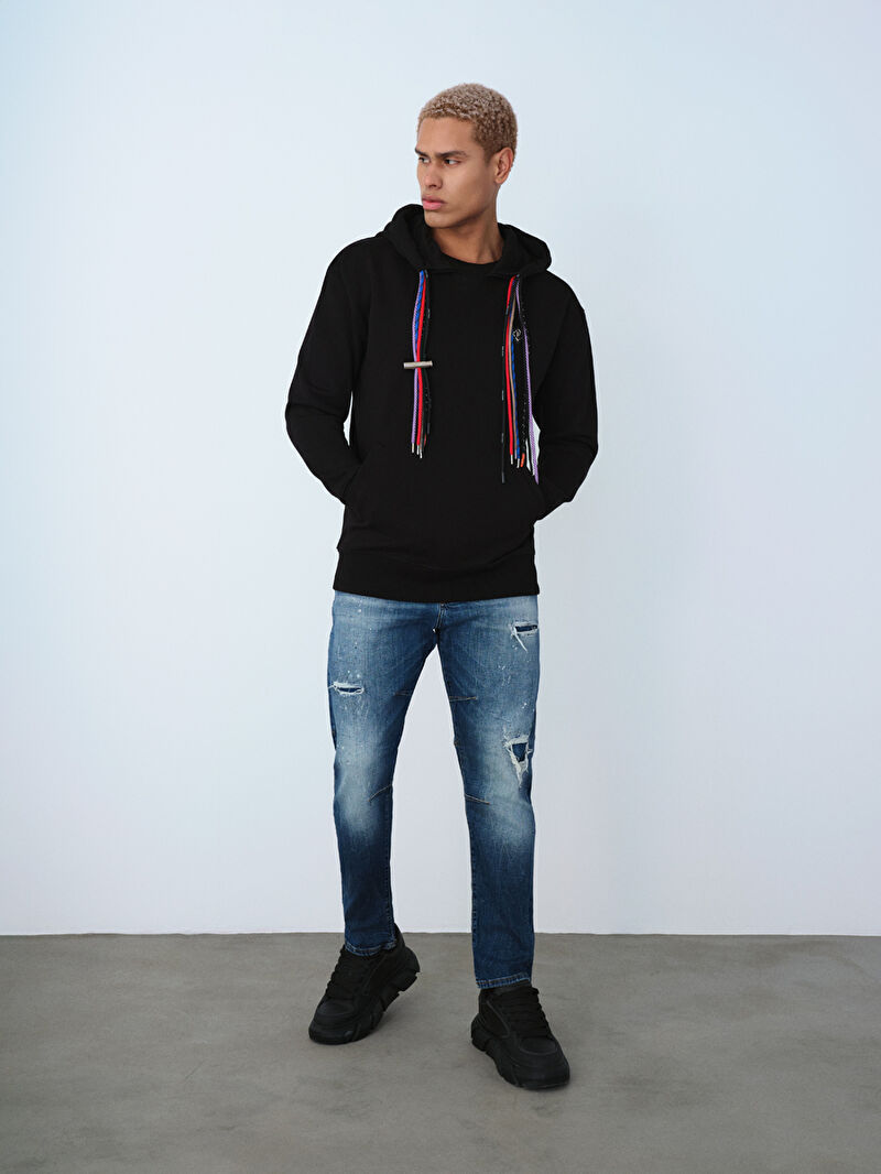 Loose Fit Erkek Sweatshirt