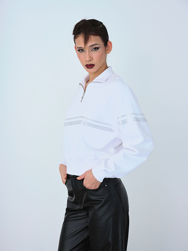 Oversize Kadın Sweatshirt