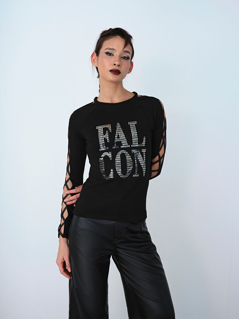 Slim Fit Kadın Tshirt U.kol