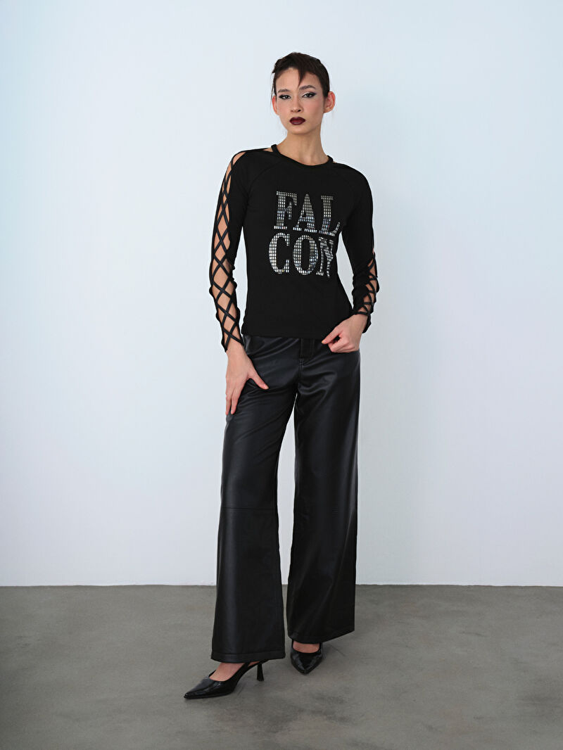 Slim Fit Kadın Tshirt U.kol