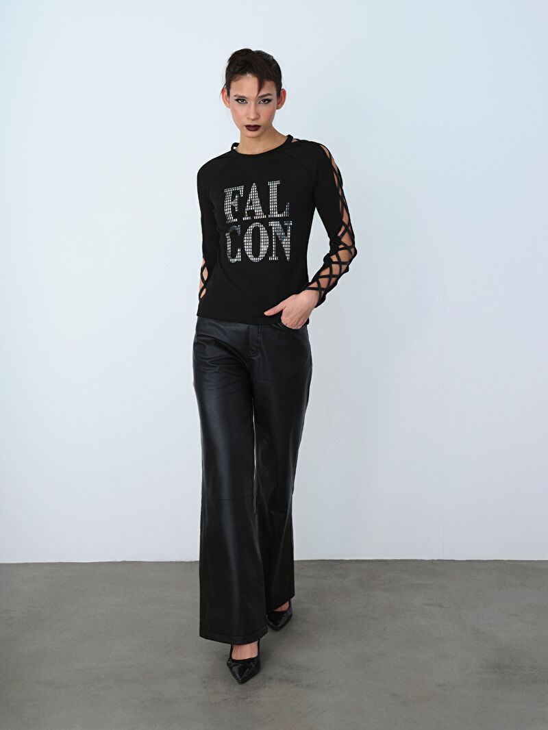 Slim Fit Kadın Tshirt U.kol