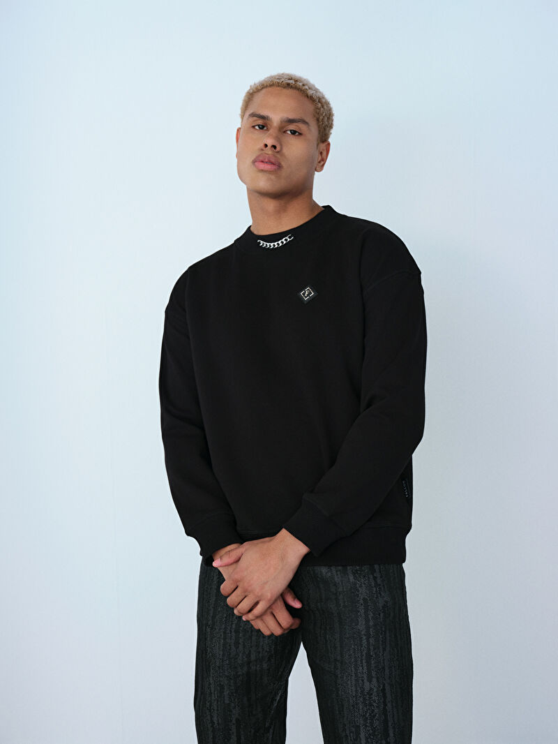 Oversize Fit Erkek Sweatshirt