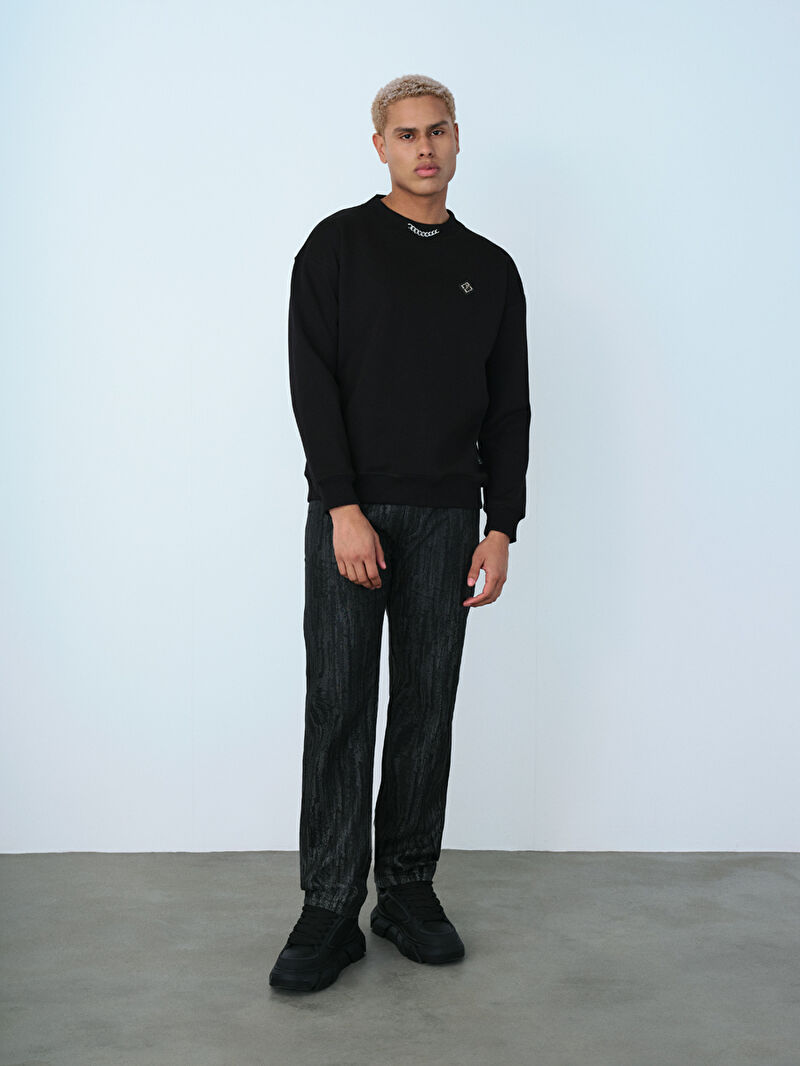 Oversize Fit Erkek Sweatshirt