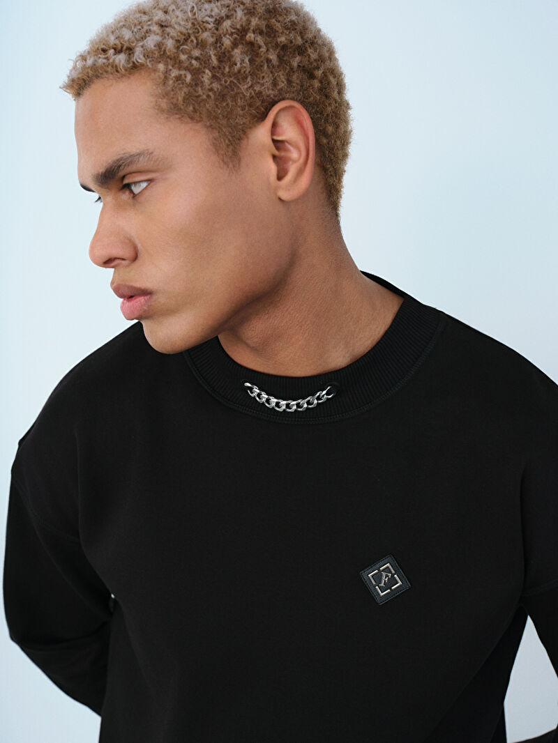 Oversize Fit Erkek Sweatshirt