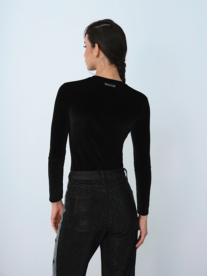 Slim Fit Kadın Bluz U.kol