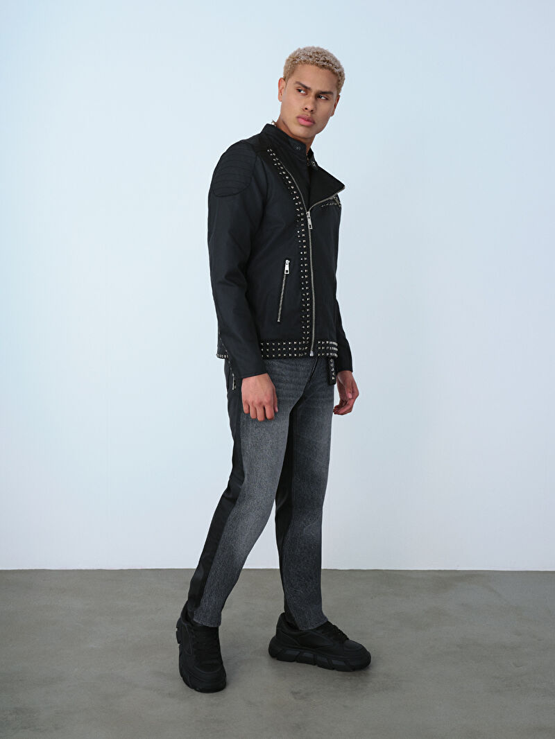 Biker Erkek Ceket