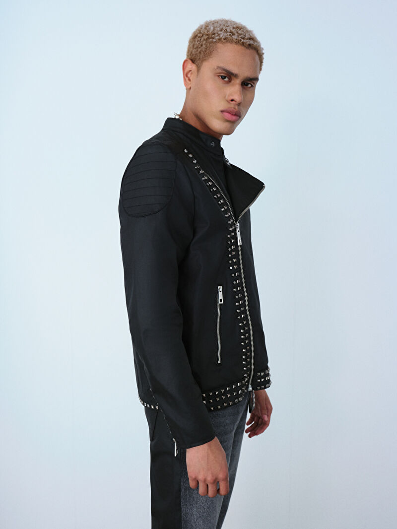 Biker Erkek Ceket