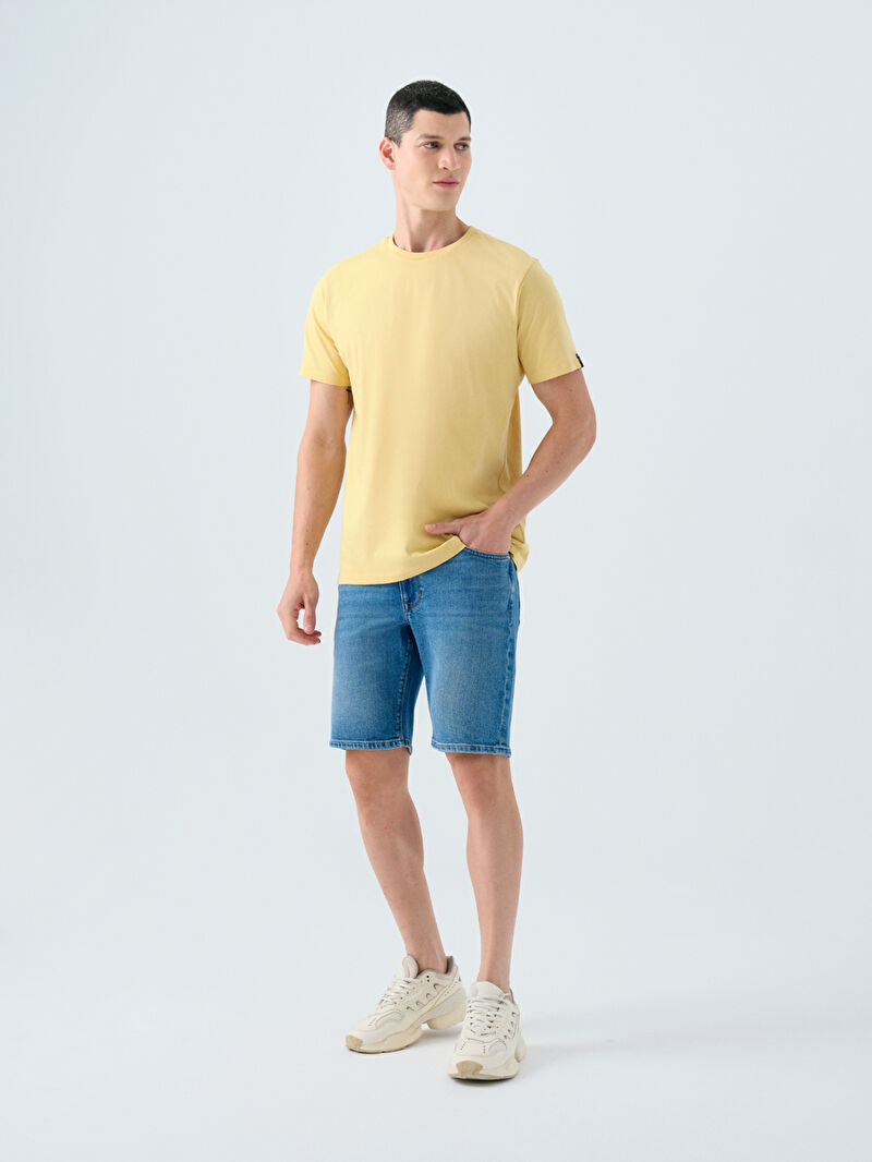 Slim Fit Erkek Şort