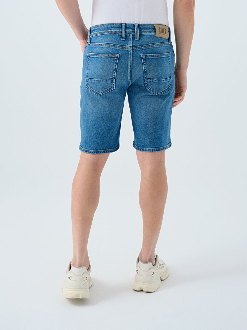 Slim Fit Erkek Şort