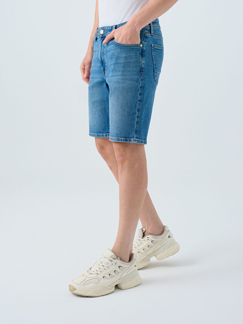 Slim Fit Erkek Şort