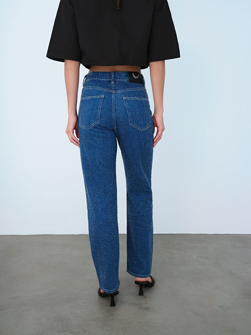 Mom Slim Fit Kadın Pantolon