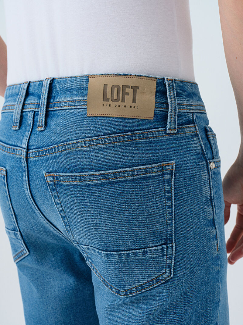 Slim Fit Erkek Şort