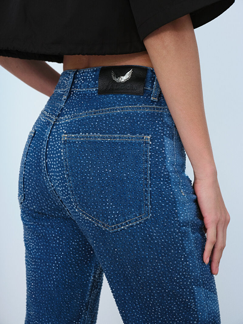 Mom Slim Fit Kadın Pantolon