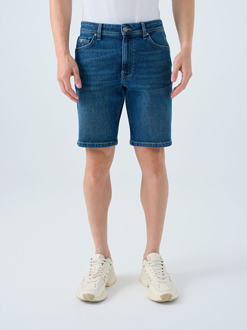 Slim Fit Erkek Şort