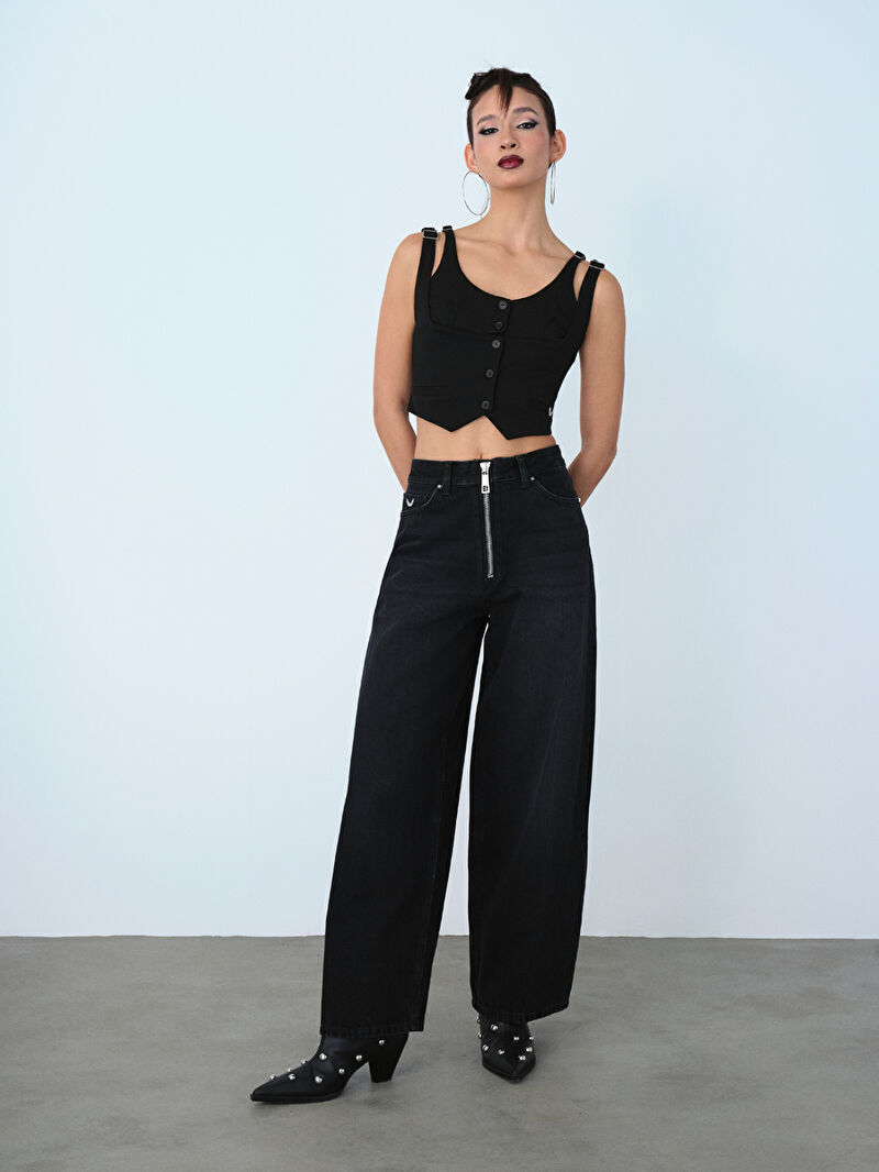 Super Baggy Baggy Fit Kadın Pantolon