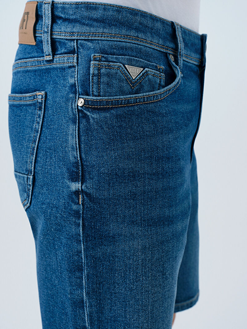 Slim Fit Erkek Şort