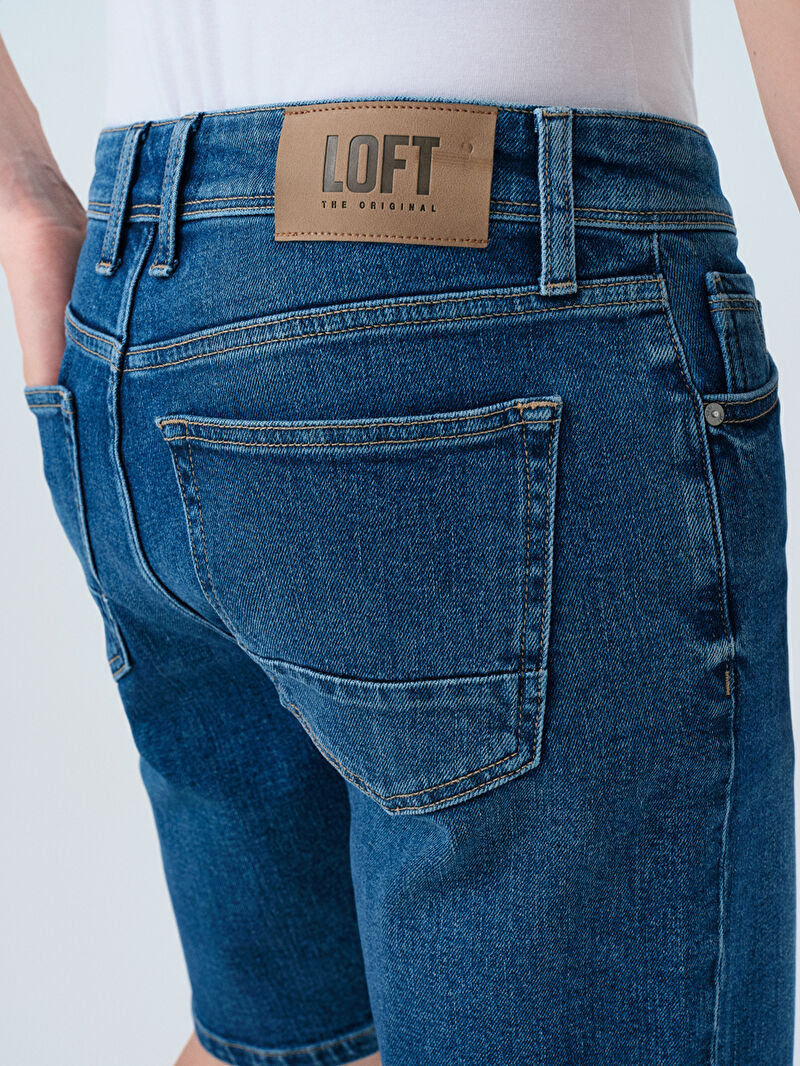 Slim Fit Erkek Şort