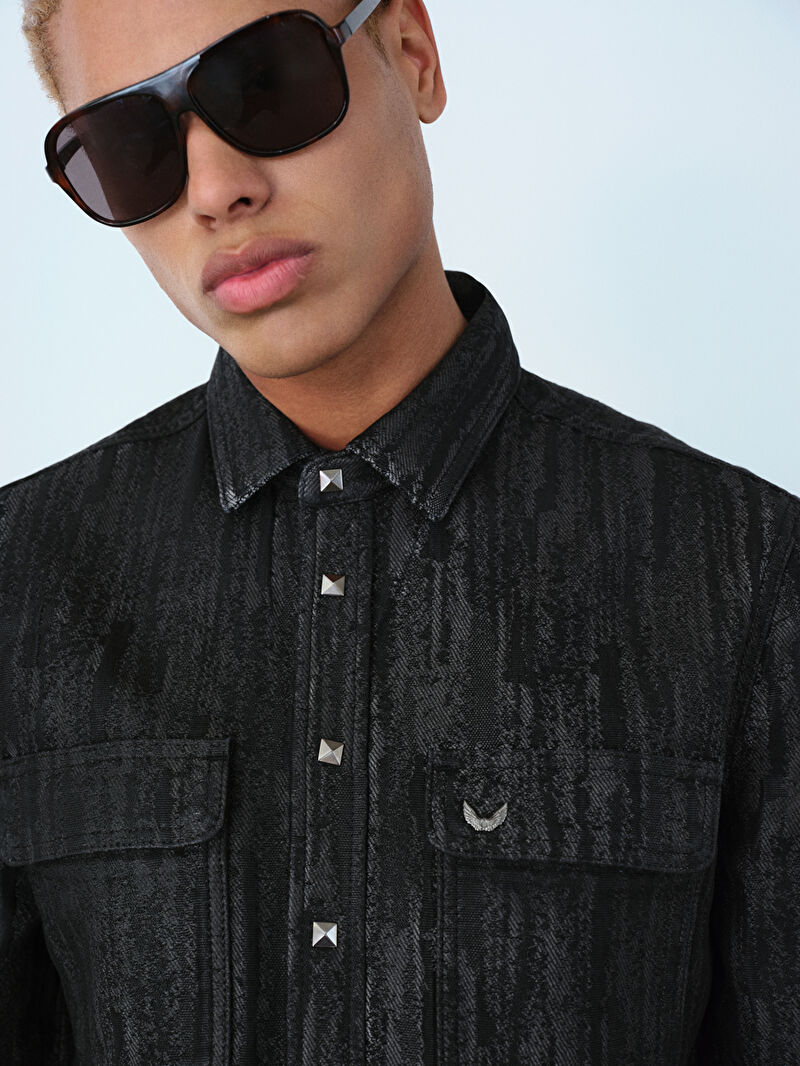 Oversize Fit Erkek Gömlek U.kol