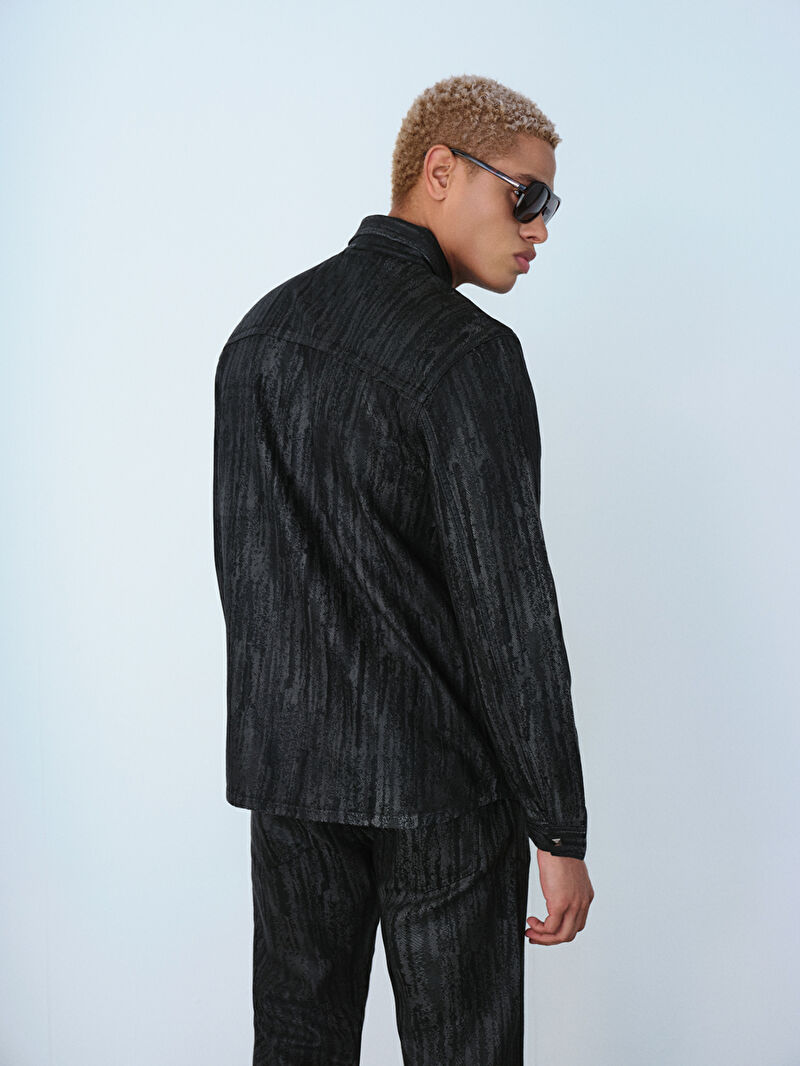 Oversize Fit Erkek Gömlek U.kol