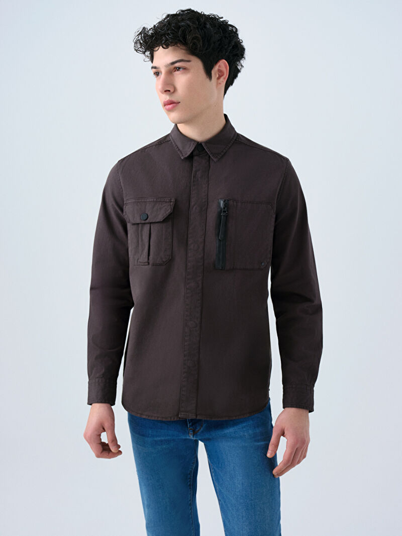 Regular Fit Erkek Gömlek U.kol