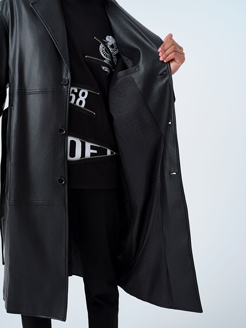 Regular Fit Erkek Trenchcoat