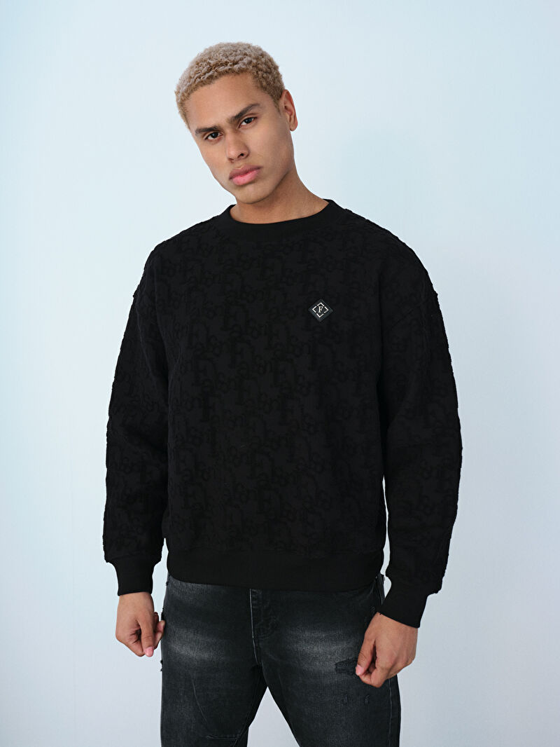 Oversize Fit Erkek Sweatshirt