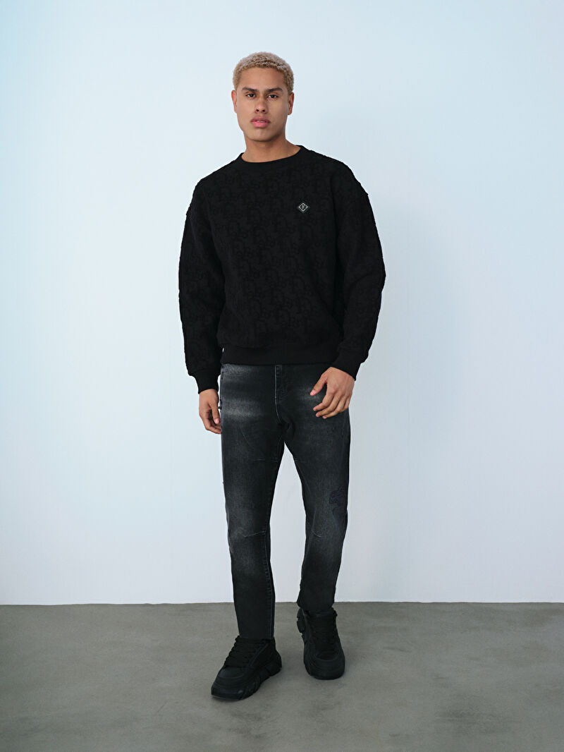 Oversize Fit Erkek Sweatshirt