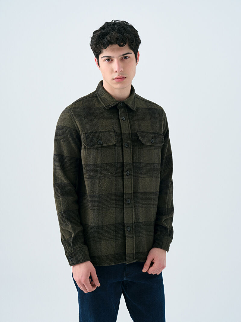 Regular Fit Erkek Gömlek U.kol