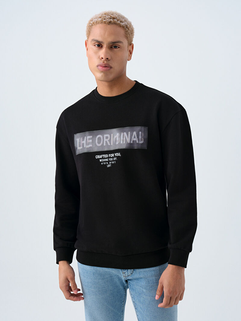 Relax Fit Erkek Sweatshirt
