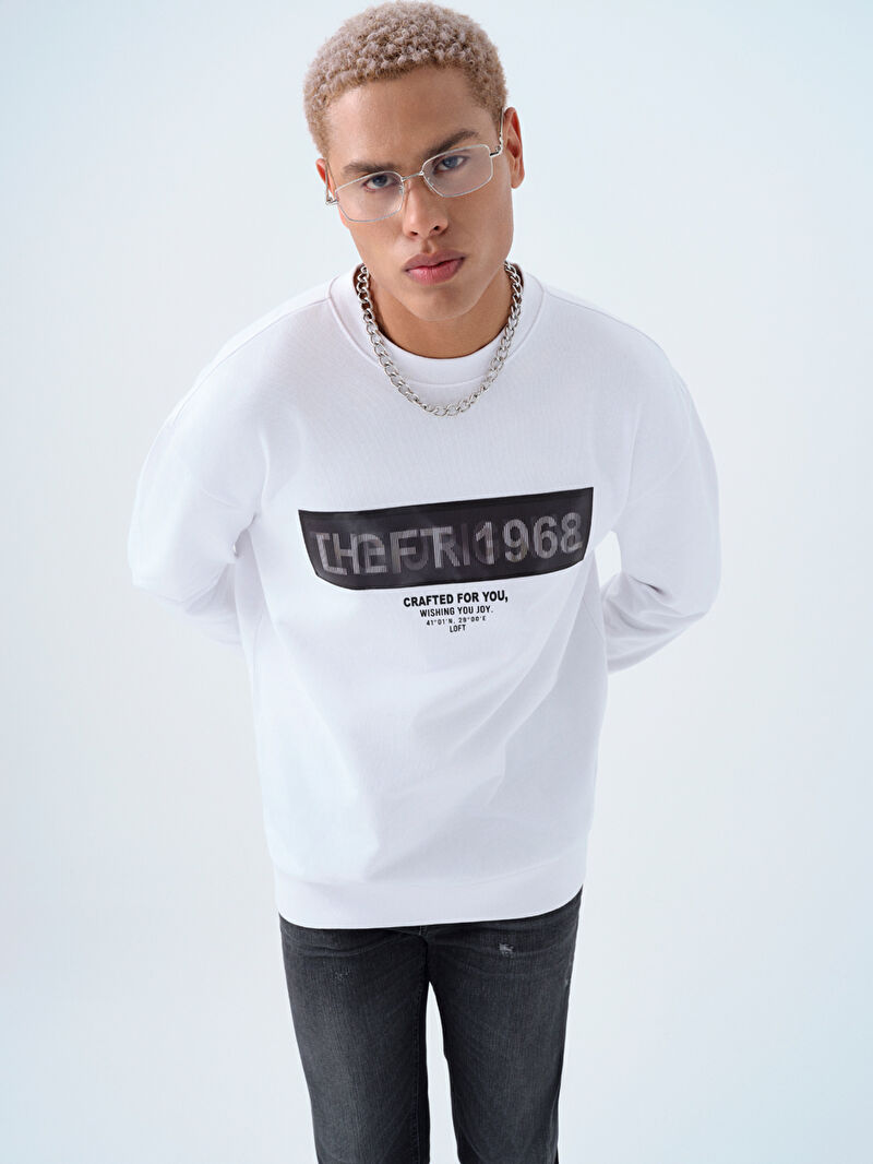 Relax Fit Erkek Sweatshirt