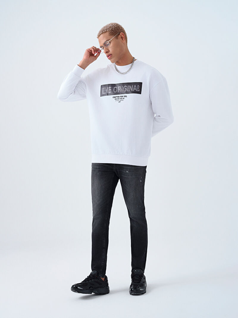 Relax Fit Erkek Sweatshirt