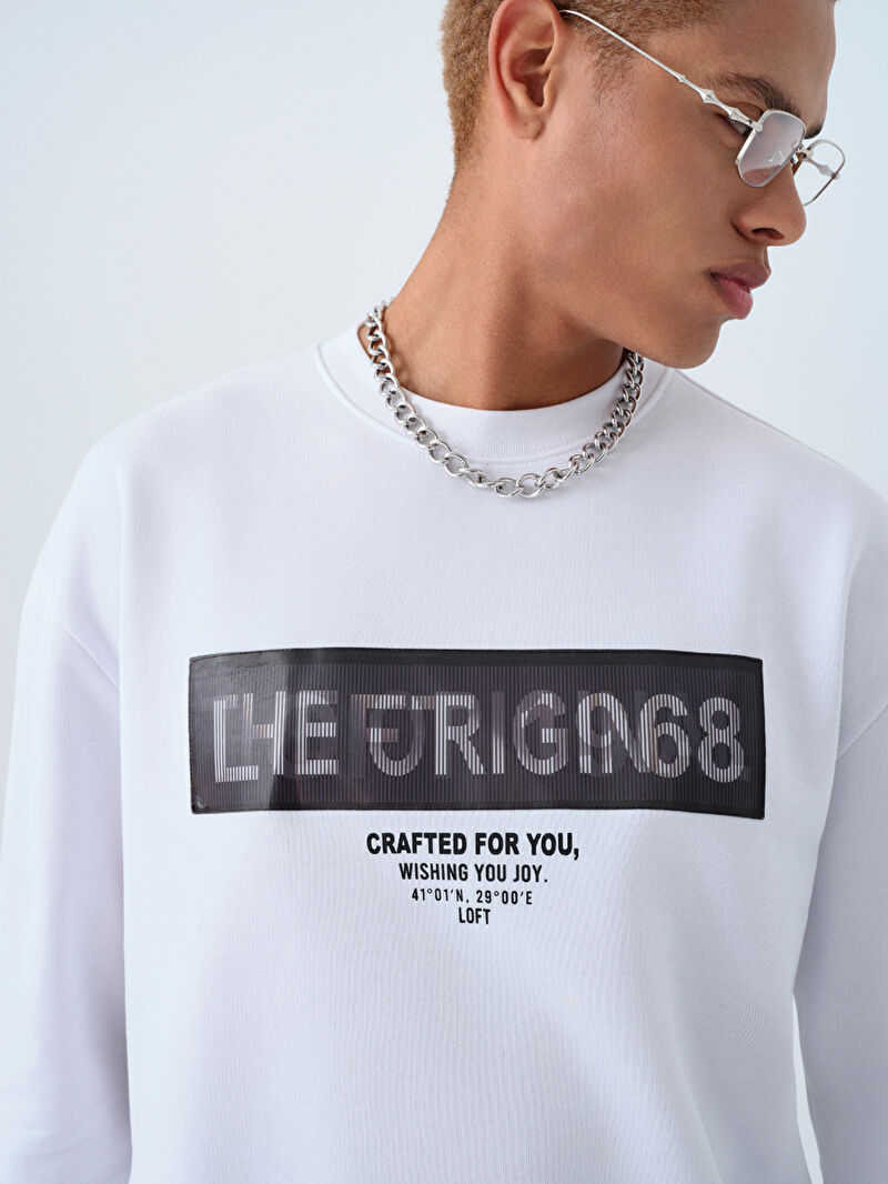 Relax Fit Erkek Sweatshirt