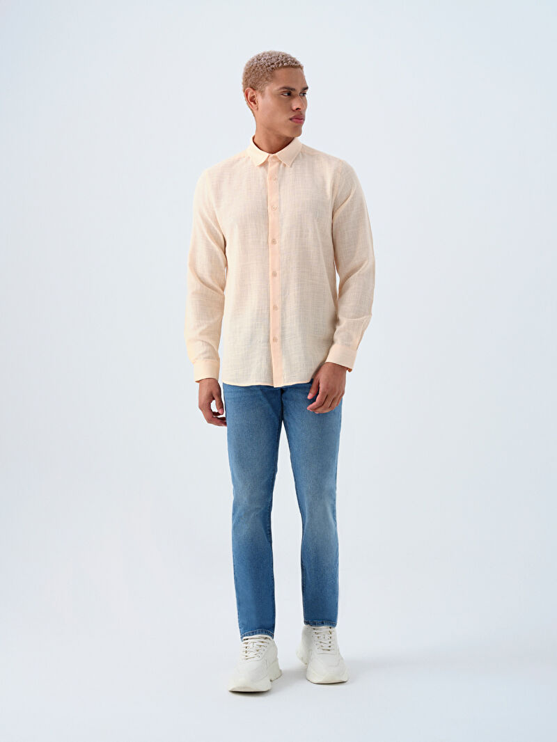 Regular Fit Erkek Gömlek U.kol