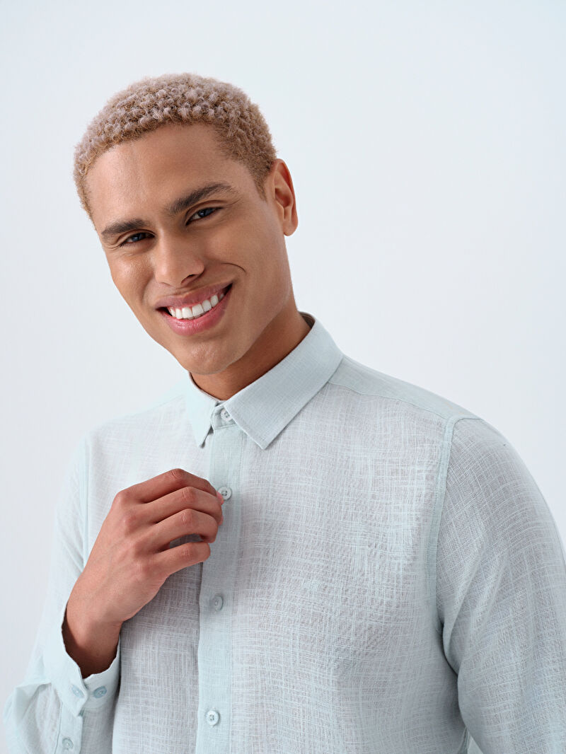 Regular Fit Erkek Gömlek U.kol