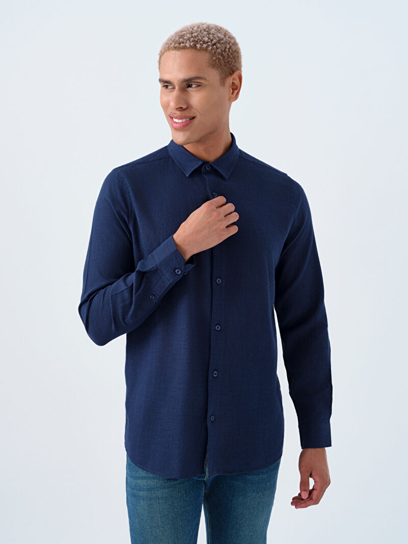 Regular Fit Erkek Gömlek U.kol