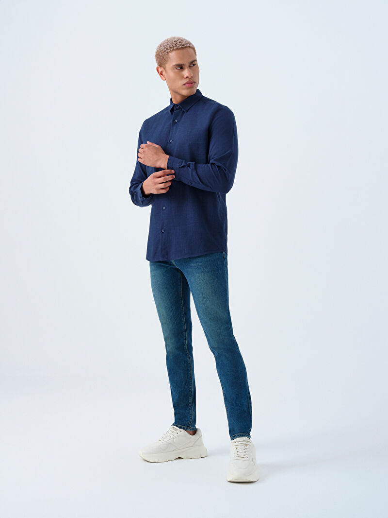 Regular Fit Erkek Gömlek U.kol