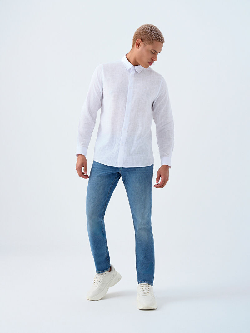 Regular Fit Erkek Gömlek U.kol