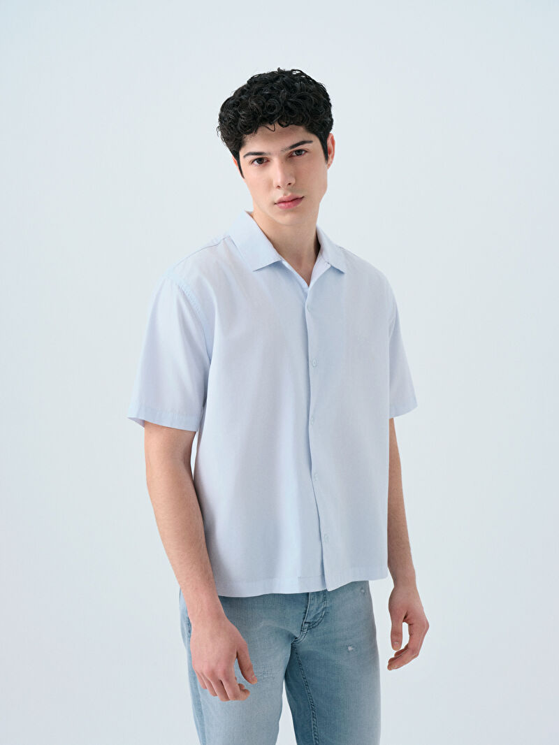 Relax Fit Erkek Gömlek K.kol