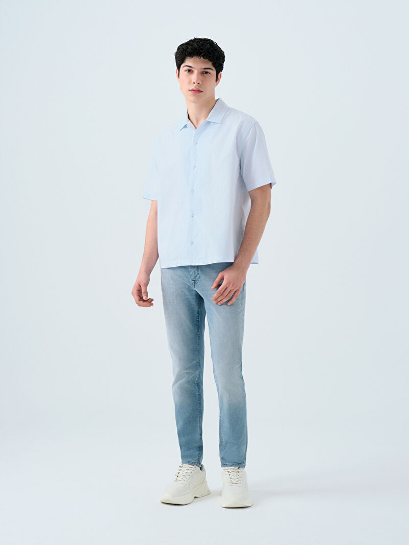 Relax Fit Erkek Gömlek K.kol