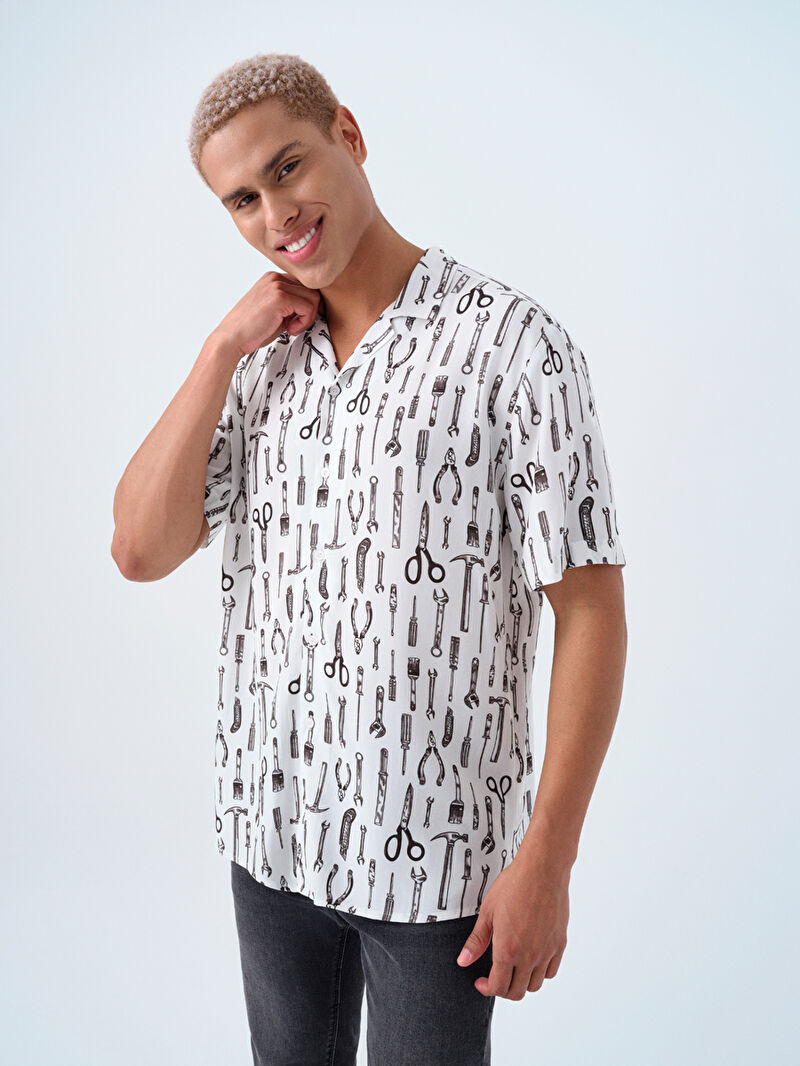 Relax Fit Erkek Gömlek K.kol