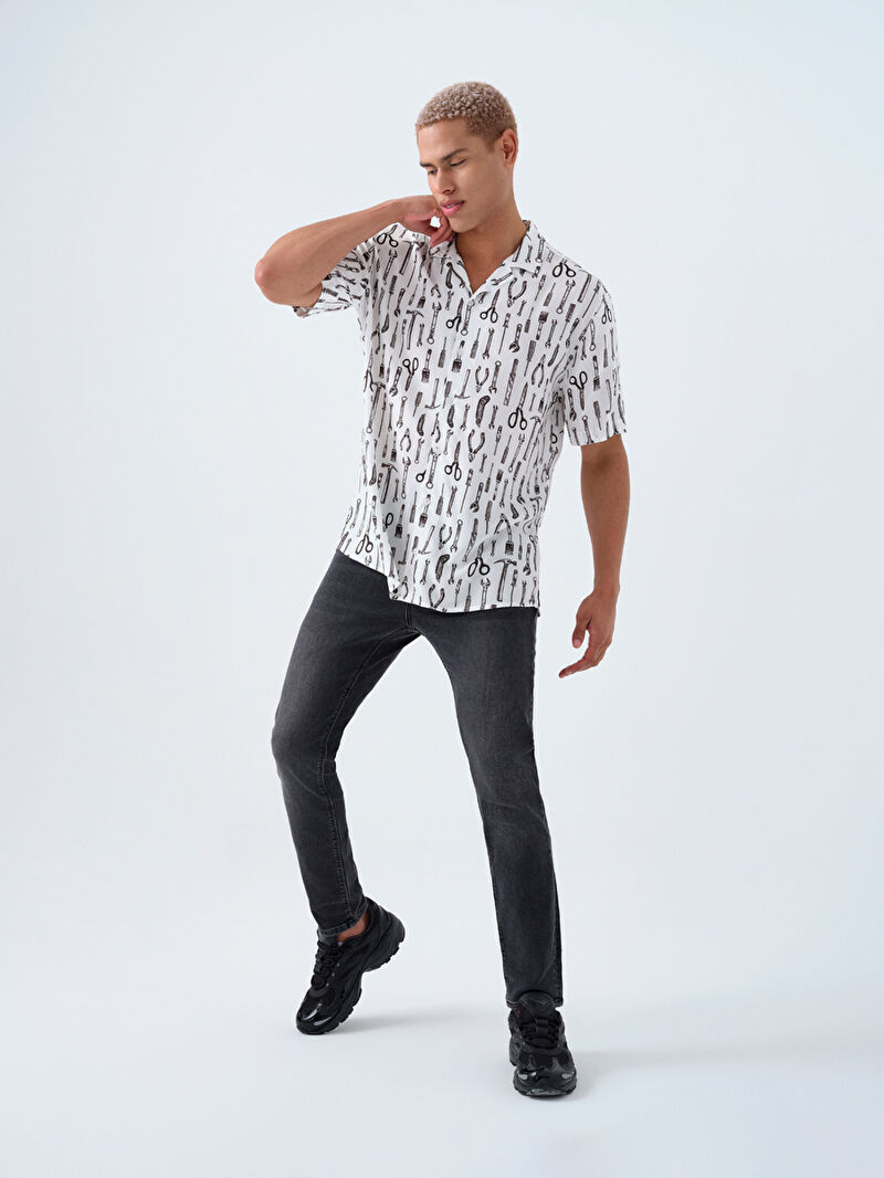 Relax Fit Erkek Gömlek K.kol