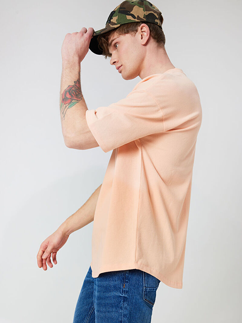 Oversize Fit Erkek Tshirt K.kol