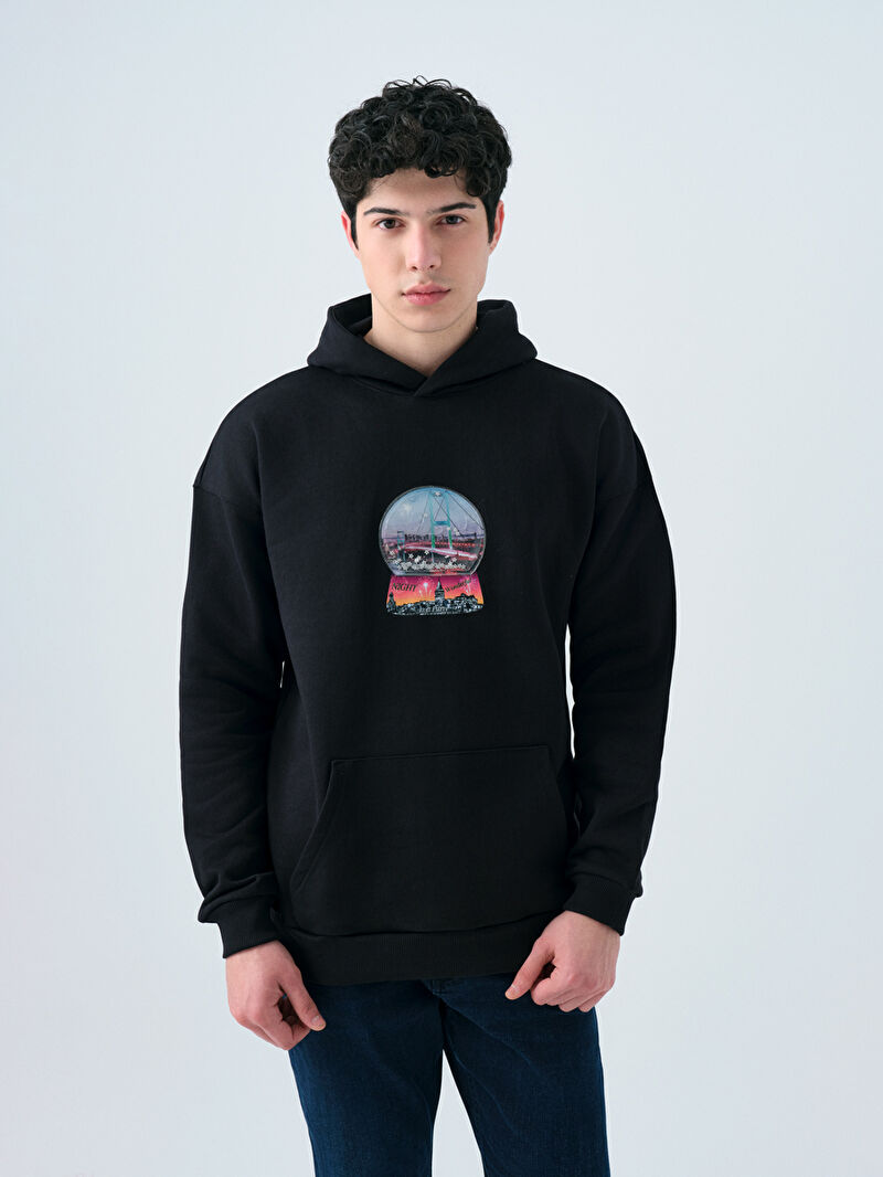 Oversize Fit Erkek Sweatshirt