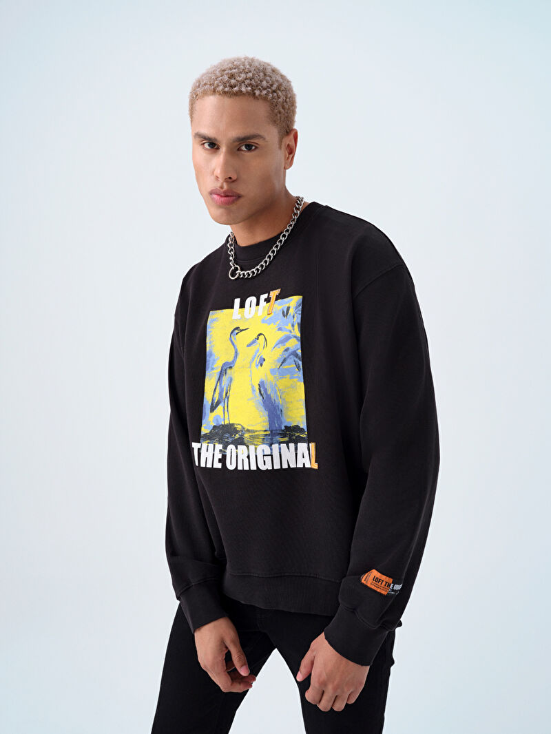 Oversize Erkek Sweatshirt