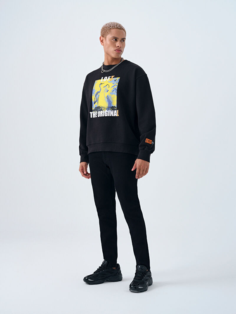 Oversize Erkek Sweatshirt