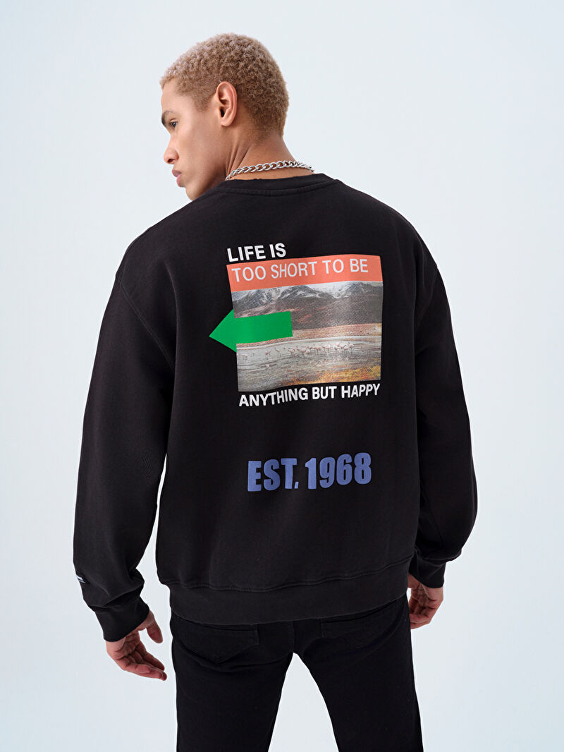 Oversize Erkek Sweatshirt