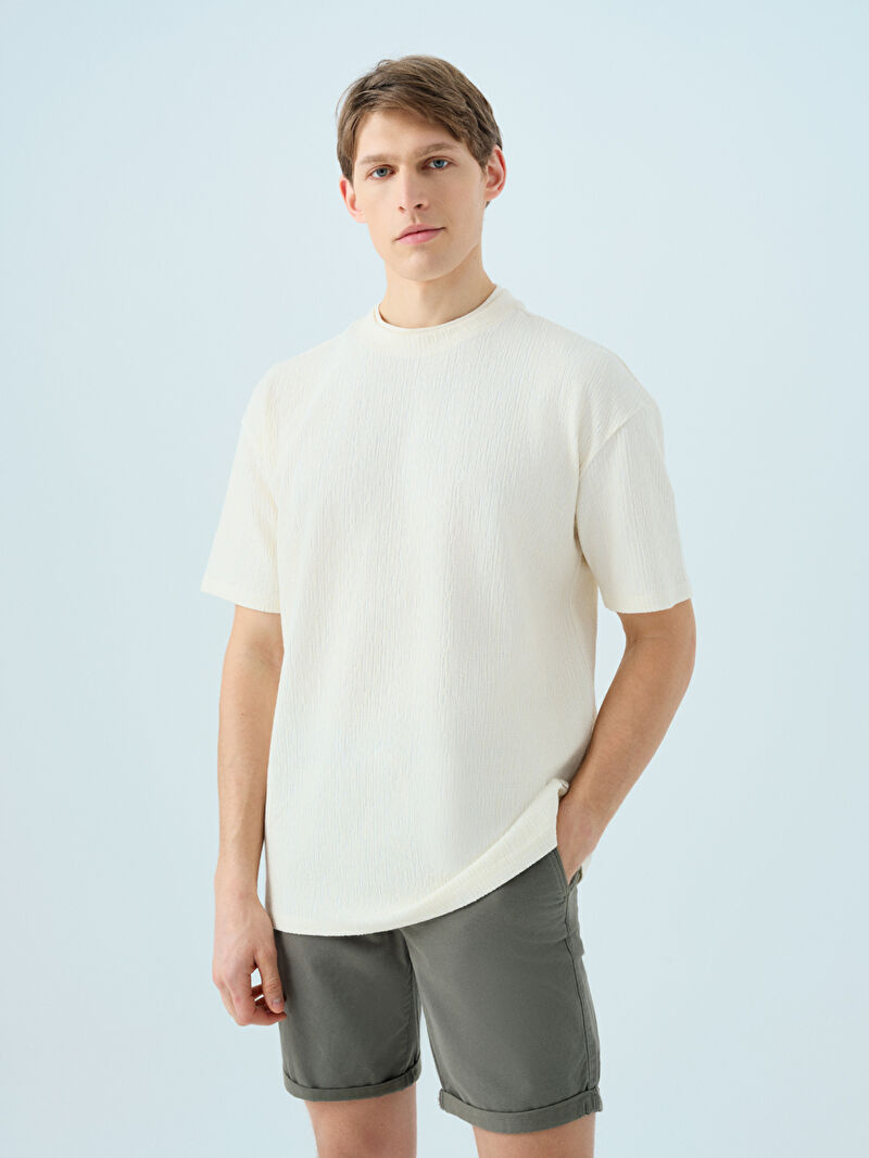 Oversize Fit Erkek Tshirt K.kol