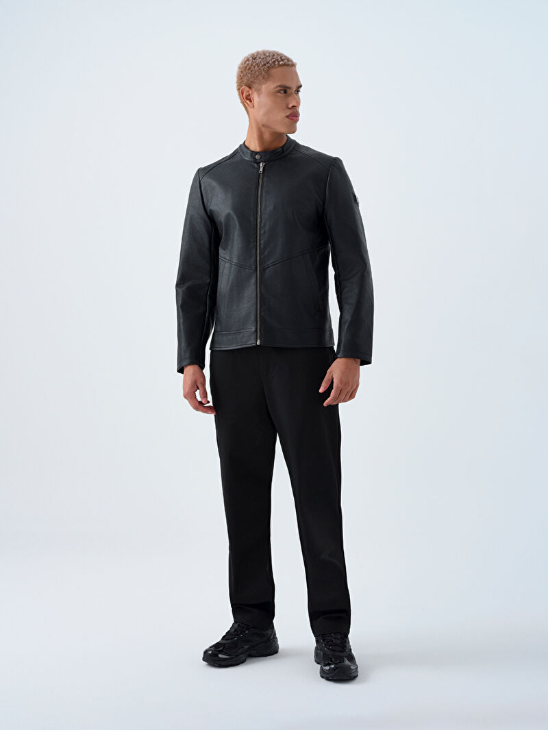 Regular Fit Erkek Mont Pu